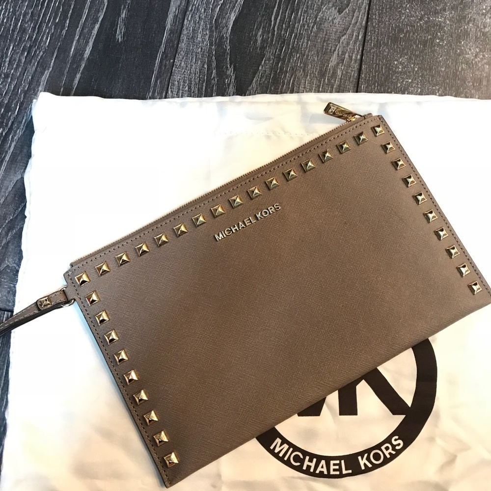 Michael Kors Saffiano Leather Clutch
